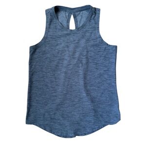Old Navy Active | Girls Cross Back Sleeveless Top Heathered Gray, Size Large